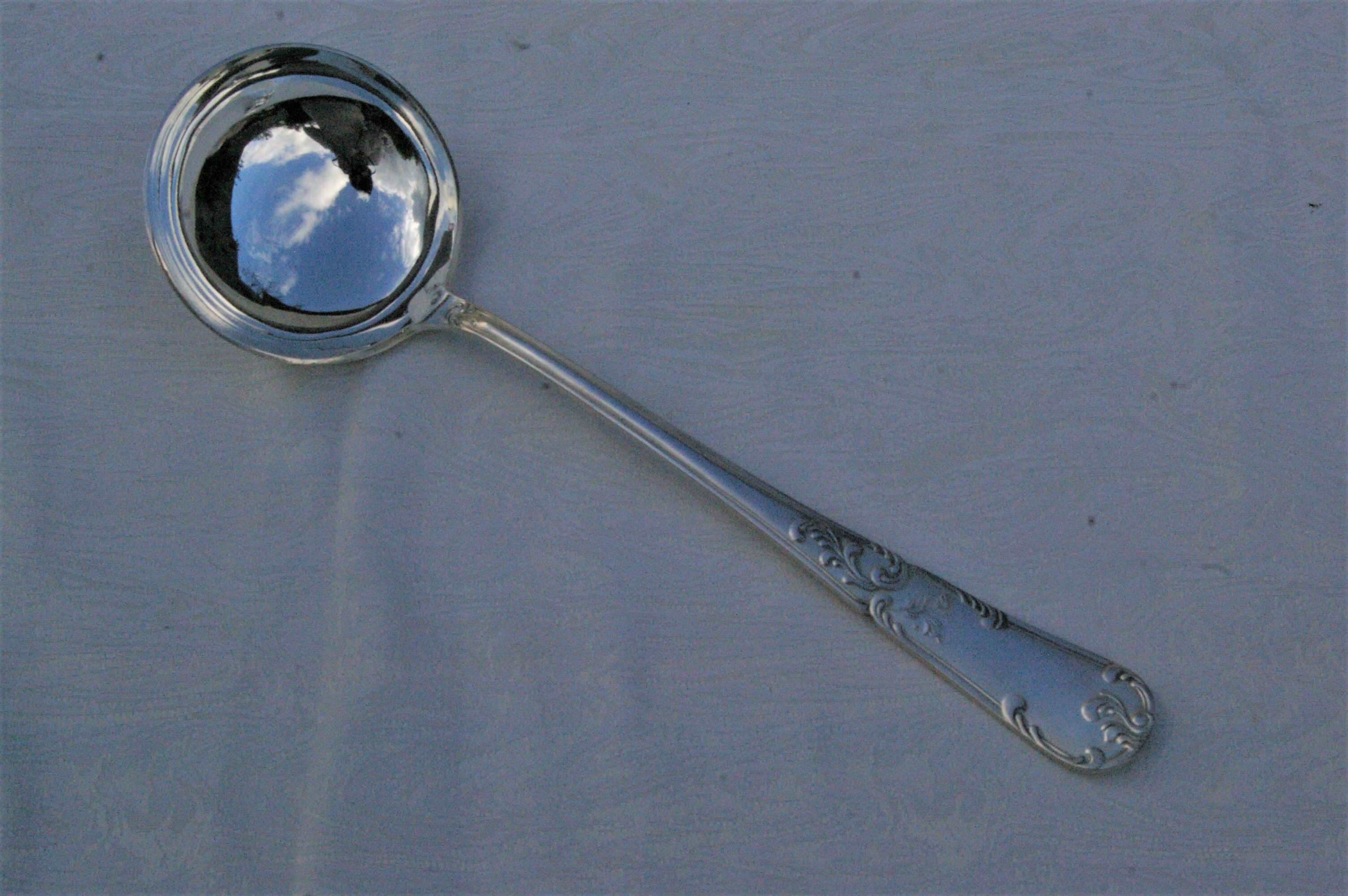 Silver metal housewife 37 pieces louis XV Marly style