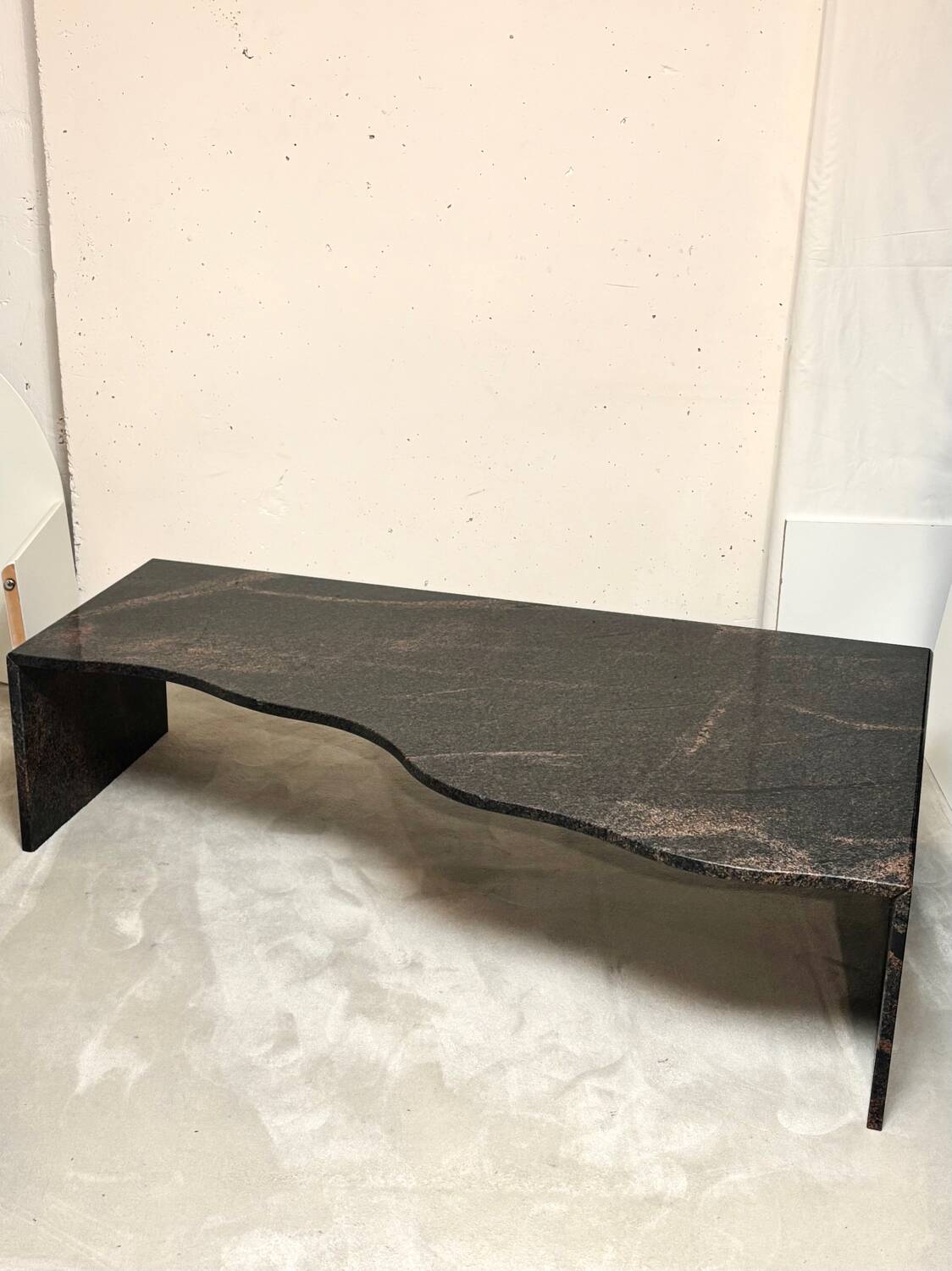 Freeform granite coffee table 1970