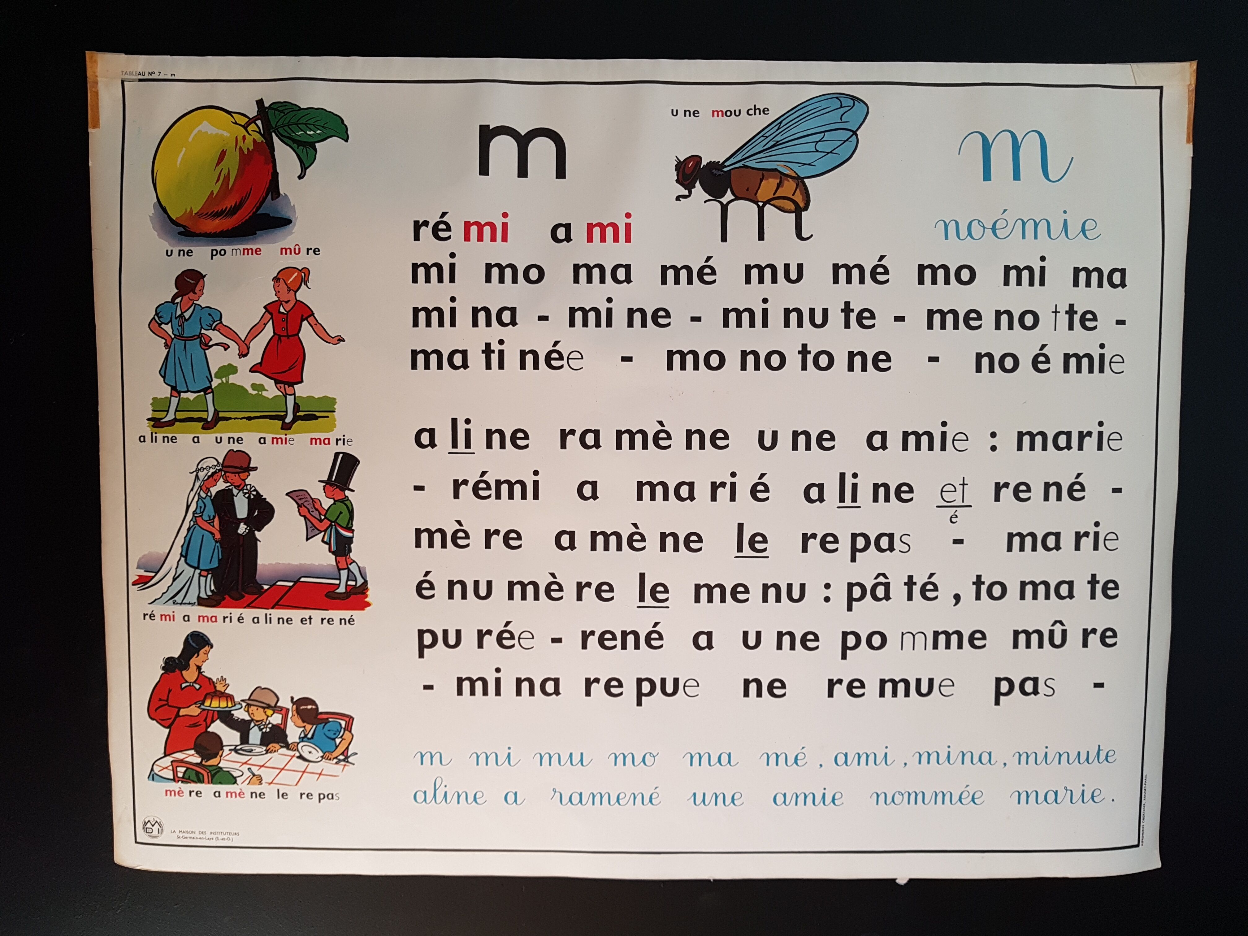 Vintage School Poster Mdi Selency