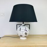 80s postmodern ceramic lamp