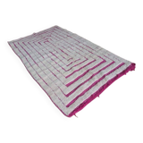 Tapis bérbere écru à motifs géométriques 250cmx150cm