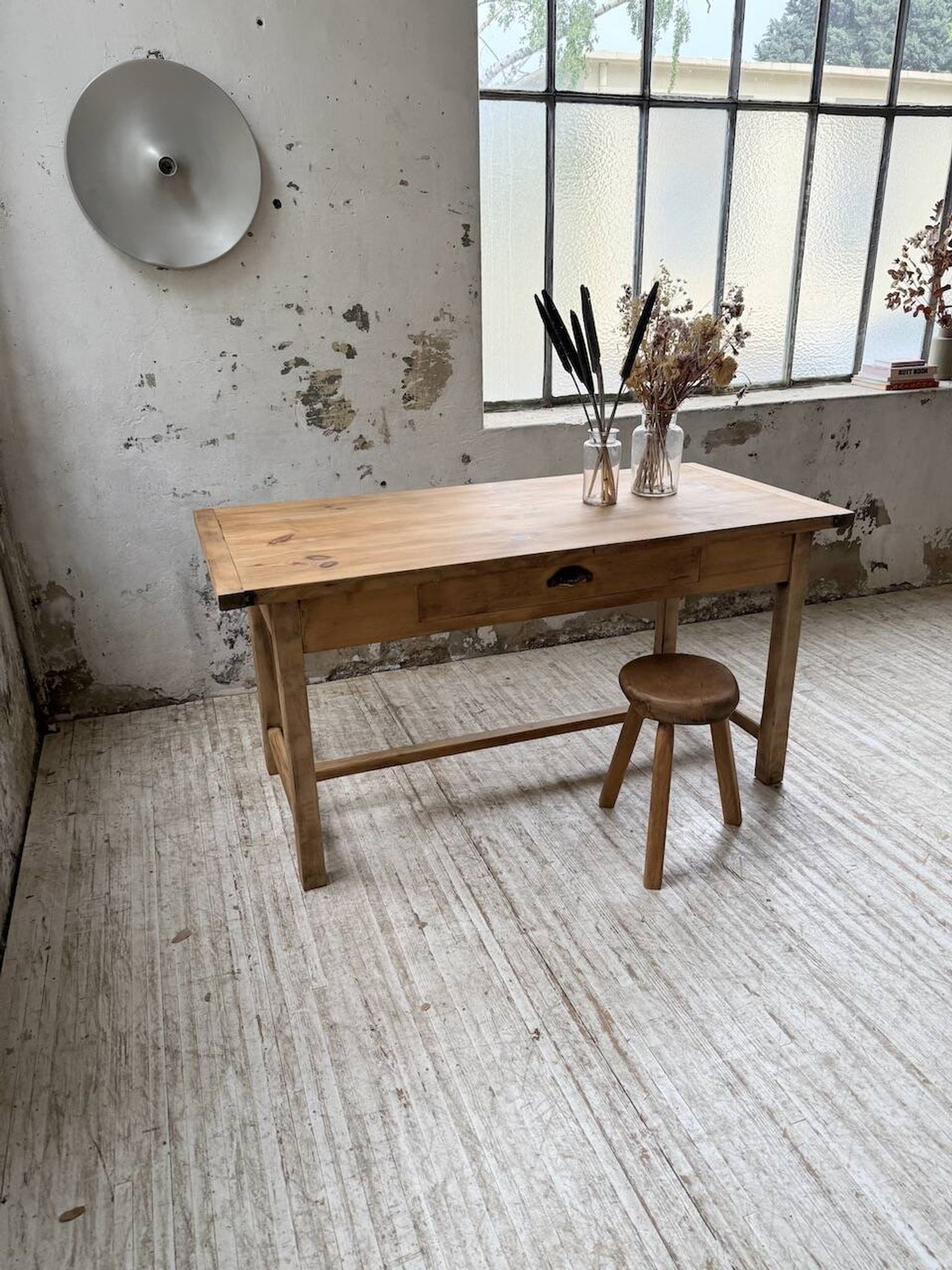 Farm table in pine, 1950s