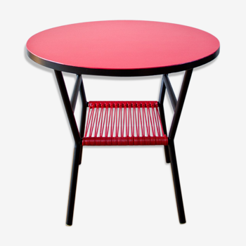 Table low red scoubidou