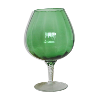 Empoli glass vase, vintage