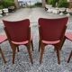 6 vintage oak chairs from the 1960s