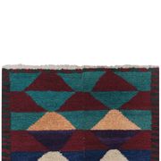 Tapis vintage turc de oushak tissé à la main 115x126 cm