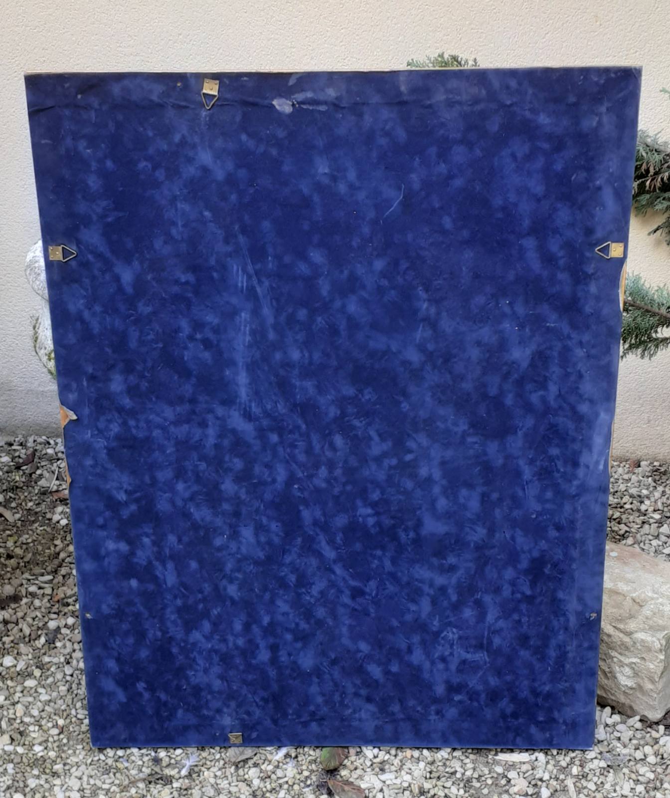 Bevelled mirror 87 x 67cm