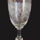 9 crystal white wine glasses from St. Louis model Cléo and their decanter.