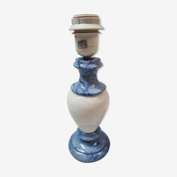 Pied de lampe en marbre bleu, 1970
