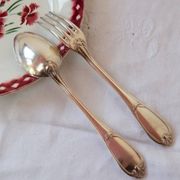 Suite de couverts ercuis pompadour pour 6 personnes