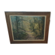 Large dated painting, signed and framed by the artist Maurice Bernard, 1933