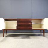 Enfilade en placage de palissandre, années 1960