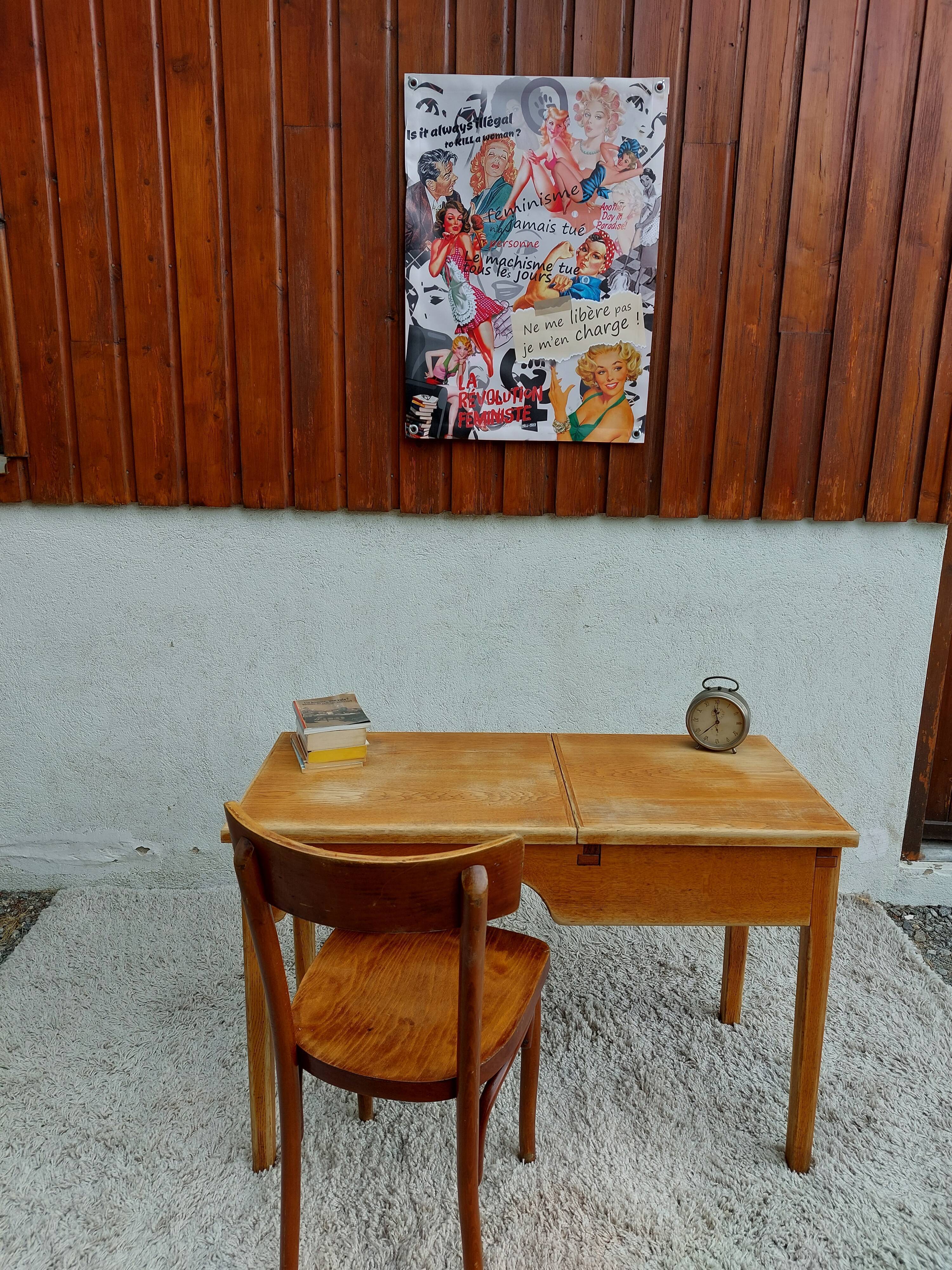Wooden children's desk