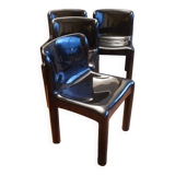 Four chairs, by Carlo Bartoli, model "4875", Kartell edition, 1970s