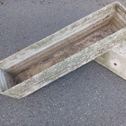 Pair of planters, eternit fiber cement concrete, 50's
