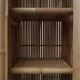 Mid-century bamboo and rattan wardrobe, Italy ca. 1960