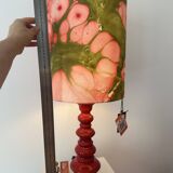 Tall Fat Lava Pagoda Floor Lamp - West German Pottery from the Space Age