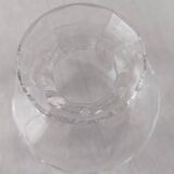 Paire d'anciens petits vases, modèle Touraine, en cristal de Saint Louis