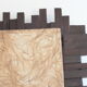 Scandinavian style wall lamp in wood and fabric, 1970