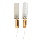 Pair of Scandinavian wall lights from the 70s