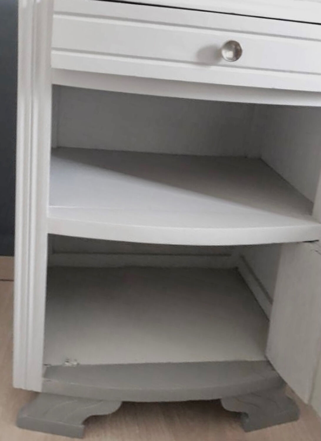 Pair of bedside tables Art Deco 1940s