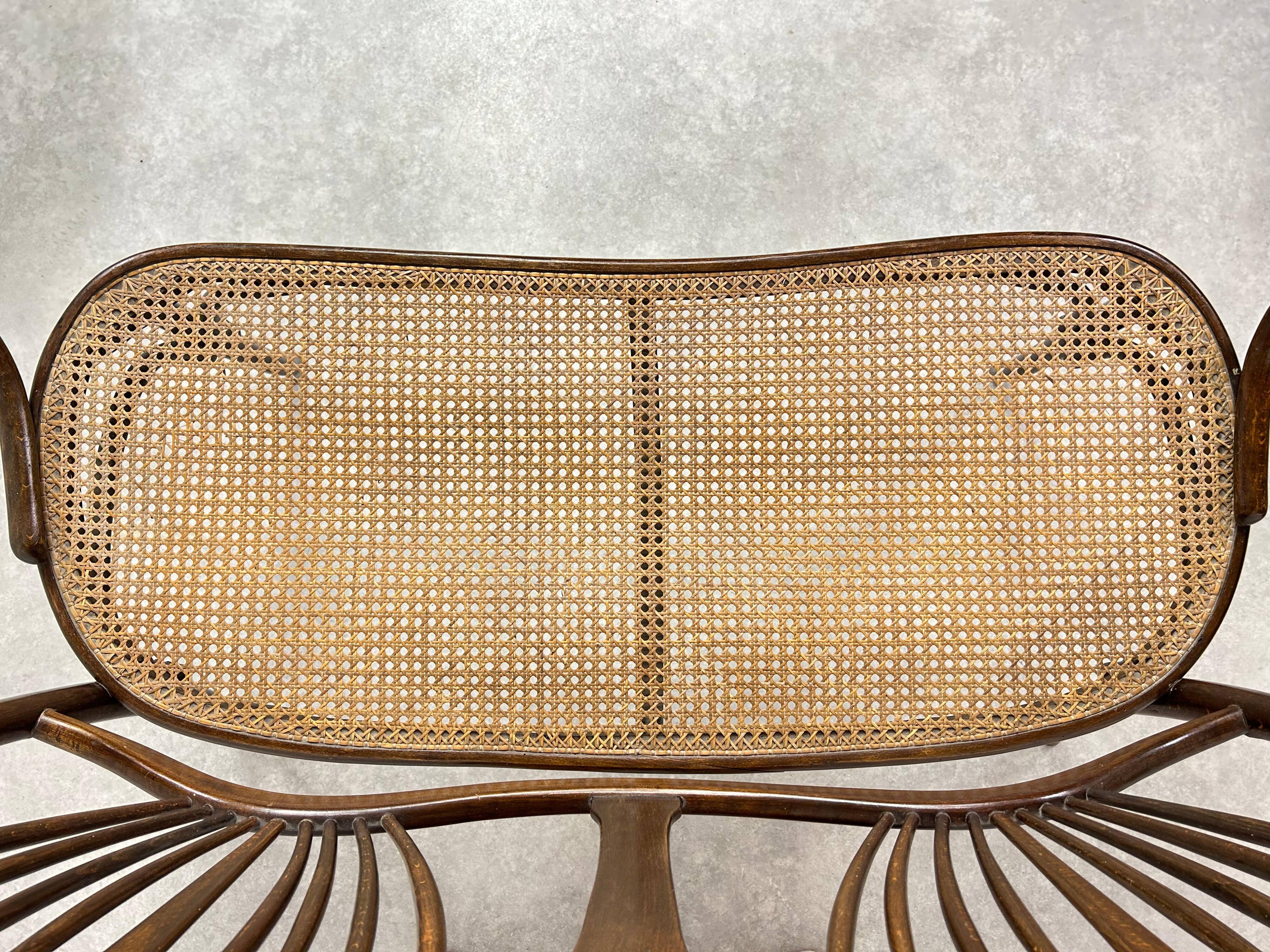 Art Nouveau seating group by Fischel Austria