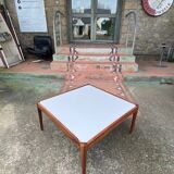 Coffee table with its double-sided top, Denmark circa 1960