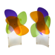 Pair of lamps Butterfly Slamp Italy 2000s