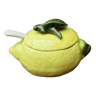 Moutardier en barbotine, forme de citron