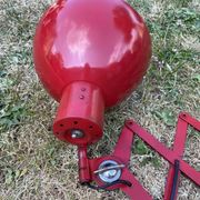 Vintage pantograph wall lamp 1950 red