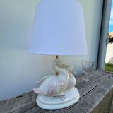 Earthenware duck zoomorphic lamp