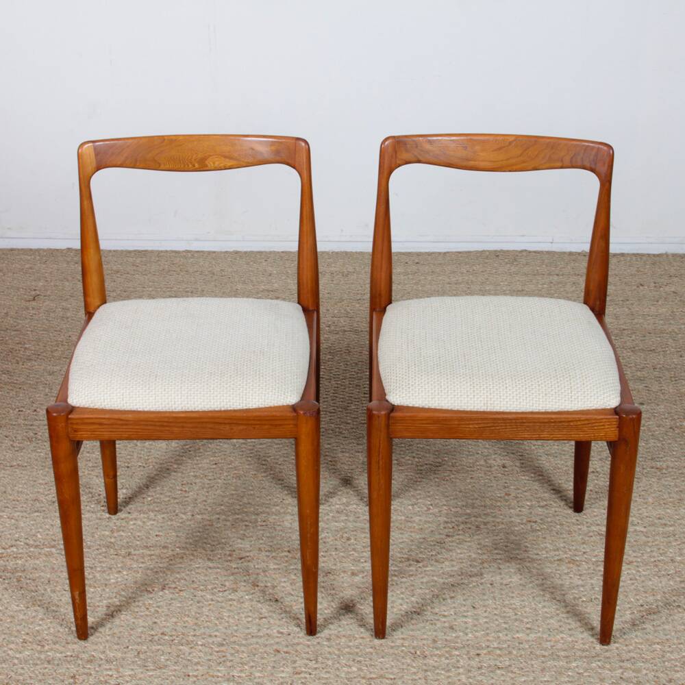 Set of 4 chairs published by the manufacturer Drevotvar, 1960