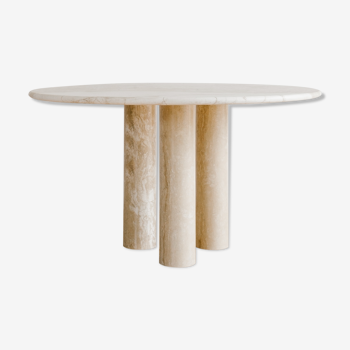 Travertine table