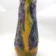 Vase en majolique d'art figuratif daté de 1957 signé Agostino Pastene