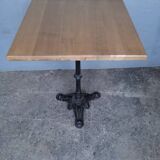 Bistro table(s) 60/60cm solid wood top pedestal table