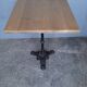 Bistro table(s) 60/60cm solid wood top pedestal table