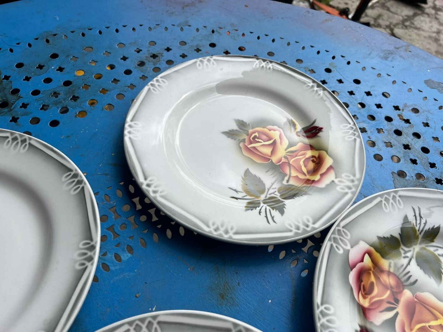 13 dessert plate digoin adele