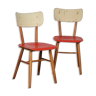 Pair of vintage chairs for the editor Ton, 1960