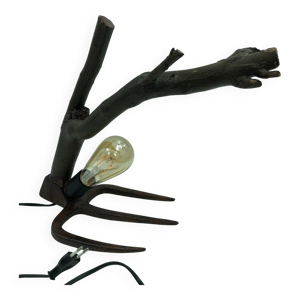 Lampe de table rustique