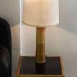 Mid Century Modern Style Rattan Wrap Table Lamp