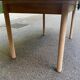 Renovated Scandinavian dining table in raw teak - Made in Denmark
