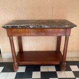Mahogany console from the Empire period.