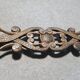84 cm vintage brutalist door handle aluminium 1970s xxl Humberg