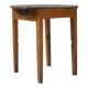 French round sidetable in oak with blue top and beautiful patina, ca. 1850
