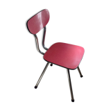 Red formica chair