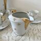 Vintage Limoges porcelain gold coffee set – 15 pieces
