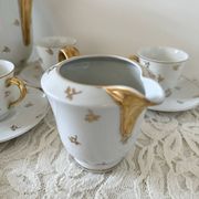 Vintage Limoges porcelain gold coffee set – 15 pieces