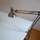 Articulated architect lamp with vintage clip, 90s, chrome metal
