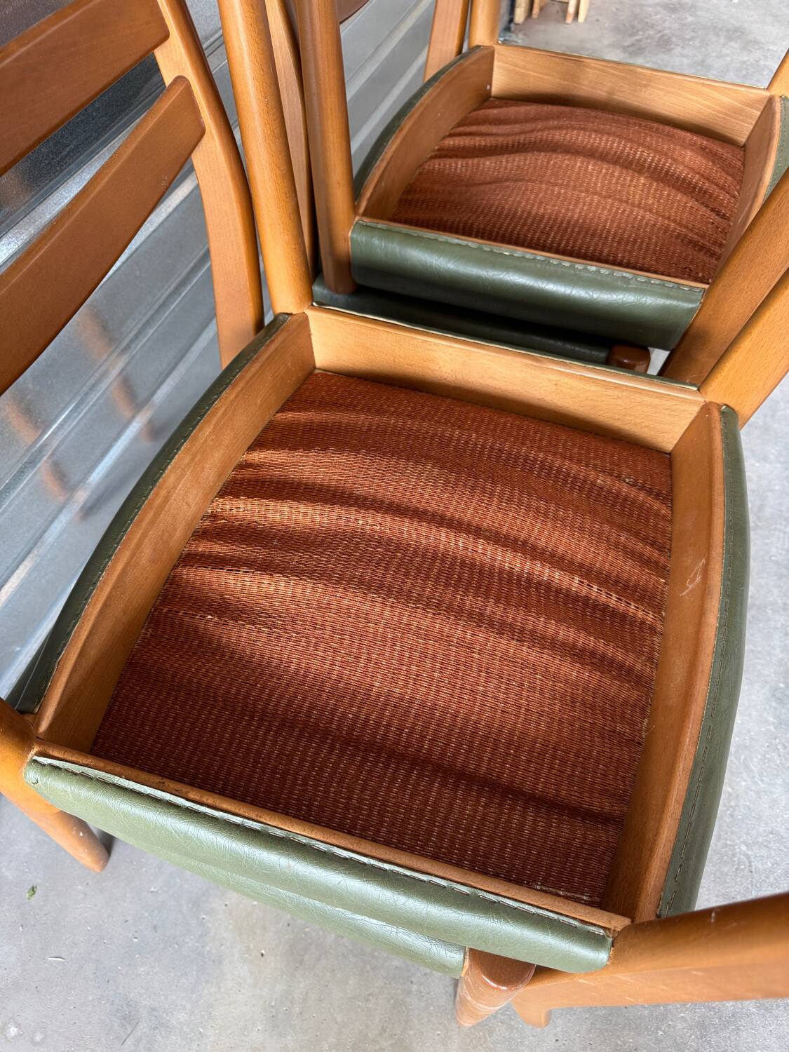 4 Scandinavian style chairs from the 1970s
