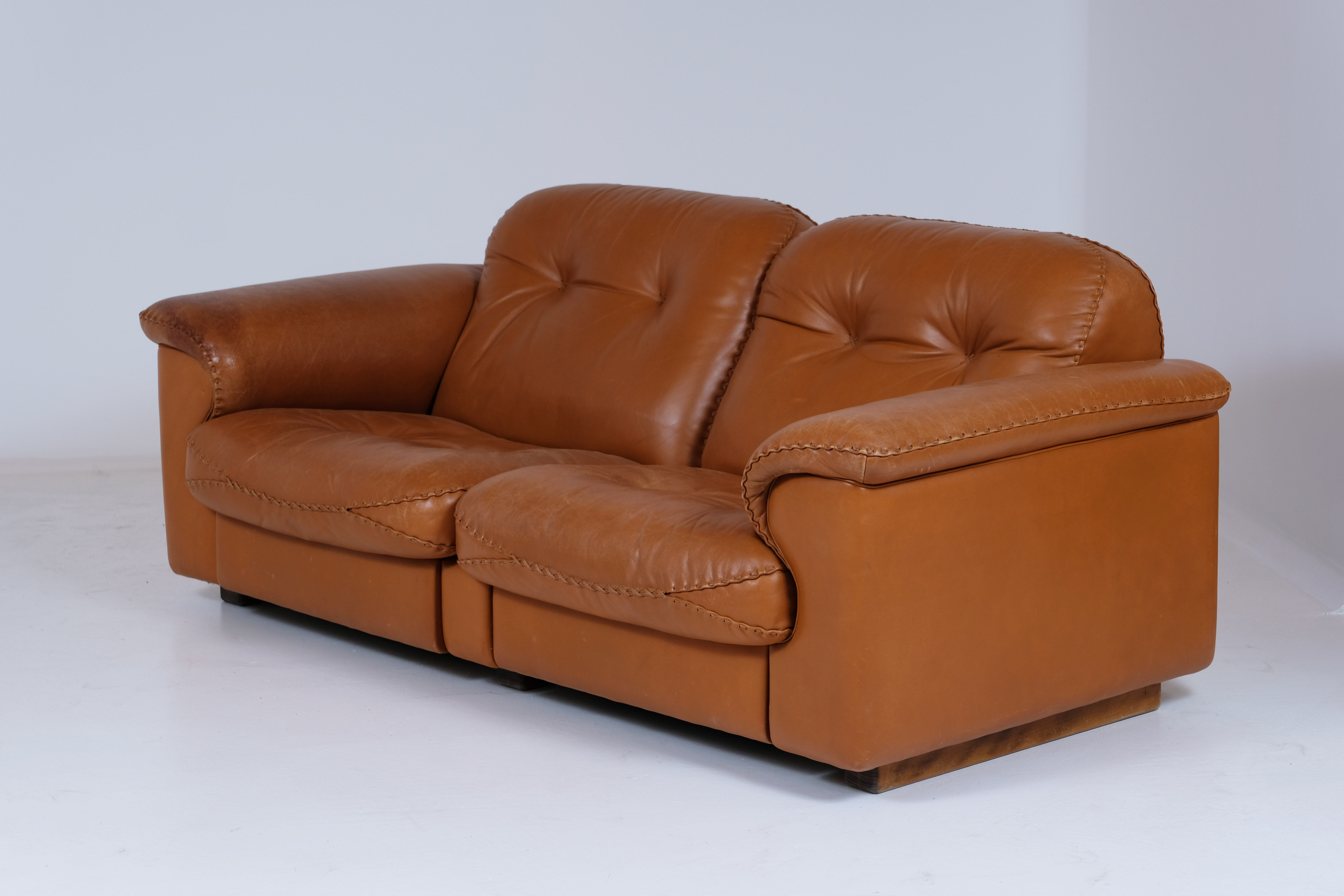 De Sede 101 adjustable 2-seater leather sofa
